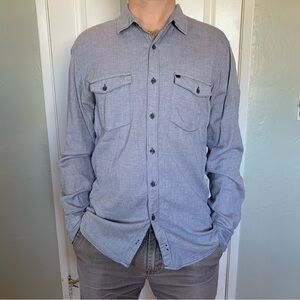 3 for $20 KR3W men’s button up shirt, light blue, small